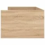Sonoma oak bed frame with drawers 75x190 cm by , Beds and slatted bases - Ref: Foro24-3207359, Price: 128,15 €, Discount: %