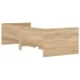 Sonoma oak bed frame with drawers 75x190 cm by , Beds and slatted bases - Ref: Foro24-3207359, Price: 128,15 €, Discount: %