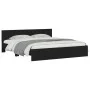 Bettgestell mit schwarzem Kopfteil 180x200 cm von , Betten und Lattenroste - Ref: Foro24-3207463, Preis: 210,14 €, Rabatt: %