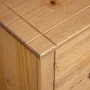Solid pine wood sideboard in Panama style 46x40x89 cm by vidaXL, Sideboards - Ref: Foro24-282649, Price: 127,51 €, Discount: %