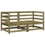 Garden corner sofas 2 units impregnated pine wood 70x70x67cm by , Modular outdoor sofas - Ref: Foro24-837913, Price: 133,56 €...