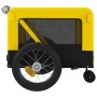 Anhänger Fahrrad Haustiere Eisen Oxford Stoff gelb schwarz von , Kinderwagen für Haustiere - Ref: Foro24-93945, Preis: 120,15...