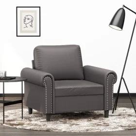 Grauer Kunstledersessel 60 cm von , Sofas - Ref: Foro24-359496, Preis: 155,26 €, Rabatt: %