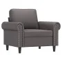 Gray synthetic leather armchair 60 cm by , Sofas - Ref: Foro24-359496, Price: 155,26 €, Discount: %