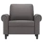 Gray synthetic leather armchair 60 cm by , Sofas - Ref: Foro24-359496, Price: 155,26 €, Discount: %