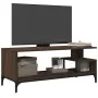 TV-Schrank aus Holzwerkstoff und braunem Stahl, 102 x 40 x 41 cm von , TV-Möbel - Ref: Foro24-842415, Preis: 52,44 €, Rabatt: %