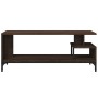TV-Schrank aus Holzwerkstoff und braunem Stahl, 102 x 40 x 41 cm von , TV-Möbel - Ref: Foro24-842415, Preis: 53,09 €, Rabatt: %