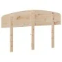 Solid pine wood headboard 120 cm by , Headboards and footboards - Ref: Foro24-842510, Price: 33,23 €, Discount: %