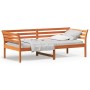 Wachsbraunes Schlafsofa aus massivem Kiefernholz, 80 x 200 cm von , Betten und Lattenroste - Ref: Foro24-842869, Preis: 117,4...