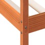Wax brown solid pine wood sofa bed 80x200 cm by , Beds and slatted bases - Ref: Foro24-842869, Price: 117,30 €, Discount: %