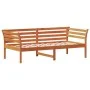 Wax brown solid pine wood sofa bed 90x190 cm by , Beds and slatted bases - Ref: Foro24-842881, Price: 116,86 €, Discount: %