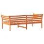 Wachsbraunes Schlafsofa aus massivem Kiefernholz, 90 x 190 cm von , Betten und Lattenroste - Ref: Foro24-842881, Preis: 116,8...