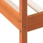 Wax brown solid pine wood sofa bed 90x190 cm by , Beds and slatted bases - Ref: Foro24-842881, Price: 116,86 €, Discount: %