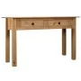 Mesa consola madera maciza pino Panamá Range 110x40x72 cm de vidaXL, Mesas auxiliares - Ref: Foro24-282679, Precio: 134,54 €,...