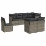 8-teiliges Gartensofa-Set und graue synthetische Rattankissen von , Gartensets - Ref: Foro24-3217930, Preis: 495,52 €, Rabatt: %