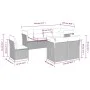 8-piece garden sofa set and gray synthetic rattan cushions by , Garden sets - Ref: Foro24-3217930, Price: 495,52 €, Discount: %
