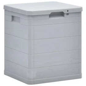 Garten-Aufbewahrungsbox 90 L hellgrau von vidaXL, Aufbewahrungsboxen für den Außenbereich - Ref: Foro24-45683, Preis: 45,41 €...