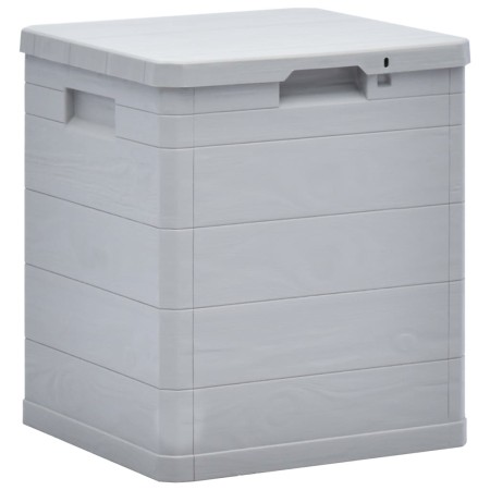 Garten-Aufbewahrungsbox 90 L hellgrau von vidaXL, Aufbewahrungsboxen für den Außenbereich - Ref: Foro24-45683, Preis: 41,79 €...