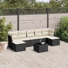 8-piece garden sofa set and black synthetic rattan cushions by , Garden sets - Ref: Foro24-3218036, Price: 437,31 €, Discount: %