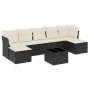 8-teiliges Gartensofa-Set und schwarze synthetische Rattankissen von , Gartensets - Ref: Foro24-3218036, Preis: 437,31 €, Rab...