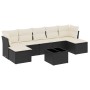 Set de sofás de jardín 8 piezas y cojines ratán sintético negro de , Conjuntos de jardín - Ref: Foro24-3218036, Precio: 400,8...