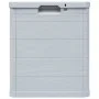 Garden storage box 90 L light gray by vidaXL, Outdoor storage boxes - Ref: Foro24-45683, Price: 45,41 €, Discount: %