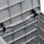 Garten-Aufbewahrungsbox 90 L hellgrau von vidaXL, Aufbewahrungsboxen für den Außenbereich - Ref: Foro24-45683, Preis: 41,79 €...
