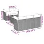 Gartensofa-Set mit Kissen, 6-teilig, beiges synthetisches Rattan von , Gartensets - Ref: Foro24-3217248, Preis: 427,74 €, Rab...