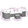 Garden sofa set with beige cushions 8 pcs PE rattan by , Garden sets - Ref: Foro24-3217288, Price: 540,77 €, Discount: %