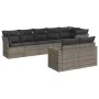 8-piece garden sofa set and gray synthetic rattan cushions by , Garden sets - Ref: Foro24-3219210, Price: 517,93 €, Discount: %