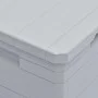 Garden storage box 90 L light gray by vidaXL, Outdoor storage boxes - Ref: Foro24-45683, Price: 45,41 €, Discount: %