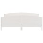 Estructura de cama con cabecero madera de pino blanco 200x200cm de , Camas y somieres - Ref: Foro24-3216162, Precio: 267,88 €...