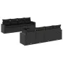 8-piece garden sofa set and black synthetic rattan cushions by , Modular outdoor sofas - Ref: Foro24-3251082, Price: 608,11 €...