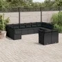 Garden sofa set 12 pieces with black synthetic rattan cushions by , Garden sets - Ref: Foro24-3250264, Price: 744,90 €, Disco...