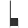 Solid black fir wood trellis planter by , Pots and planters - Ref: Foro24-365475, Price: 41,24 €, Discount: %