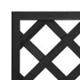 Solid black fir wood trellis planter by , Pots and planters - Ref: Foro24-365475, Price: 41,24 €, Discount: %