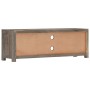 Grauer TV-Schrank aus recyceltem Massivholz, 120 x 30 x 40 cm von vidaXL, TV-Möbel - Ref: Foro24-282735, Preis: 243,98 €, Rab...