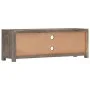 Grauer TV-Schrank aus recyceltem Massivholz, 120 x 30 x 40 cm von vidaXL, TV-Möbel - Ref: Foro24-282735, Preis: 240,00 €, Rab...