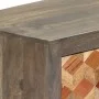Grauer TV-Schrank aus recyceltem Massivholz, 120 x 30 x 40 cm von vidaXL, TV-Möbel - Ref: Foro24-282735, Preis: 240,00 €, Rab...