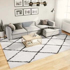 PAMPLONA moderner Langflor-Teppich in Creme und Schwarz, 240 x 340 cm von , Teppiche - Ref: Foro24-375373, Preis: 155,16 €, R...