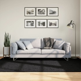 PAMPLONA moderner Langflor-Shaggy-Teppich Schwarz 160x230 cm von , Teppiche - Ref: Foro24-375281, Preis: 77,11 €, Rabatt: %