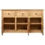 Aparador de madera maciza de pino estilo Panamá 135x40x80 cm by vidaXL, Sideboards - Ref: Foro24-282703, Price: 407,20 €, Dis...