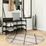 Moderner Langflorteppich PAMPLONA anthrazitbeige Ø120 cm von , Teppiche - Ref: Foro24-375399, Preis: 31,97 €, Rabatt: %