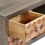 Grauer TV-Schrank aus recyceltem Massivholz, 120 x 30 x 40 cm von vidaXL, TV-Möbel - Ref: Foro24-282735, Preis: 243,98 €, Rab...