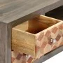 Grauer TV-Schrank aus recyceltem Massivholz, 120 x 30 x 40 cm von vidaXL, TV-Möbel - Ref: Foro24-282735, Preis: 240,00 €, Rab...
