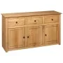 Massiver Kiefernholz-Sideboard im Panama-Stil, 135x40x80 cm. von vidaXL, Sideboards - Ref: Foro24-282703, Preis: 407,20 €, Ra...