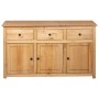 Aparador de madera maciza de pino estilo Panamá 135x40x80 cm by vidaXL, Sideboards - Ref: Foro24-282703, Price: 393,84 €, Dis...