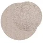Moderner Langflor-Shaggy-Teppich PAMPLONA beige Ø 100 cm von , Teppiche - Ref: Foro24-375222, Preis: 28,21 €, Rabatt: %
