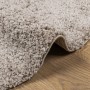 Moderner Langflor-Shaggy-Teppich PAMPLONA beige Ø 100 cm von , Teppiche - Ref: Foro24-375222, Preis: 28,54 €, Rabatt: %