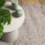 Moderner Langflor-Shaggy-Teppich PAMPLONA beige Ø 100 cm von , Teppiche - Ref: Foro24-375222, Preis: 28,21 €, Rabatt: %